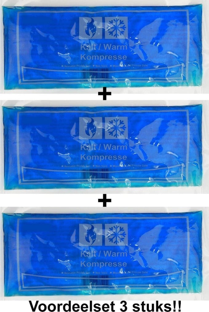 Rojafit Cold/Hotpack - Voordeelset 3 Stuks !! - Afmeting 29 x 12 cm.