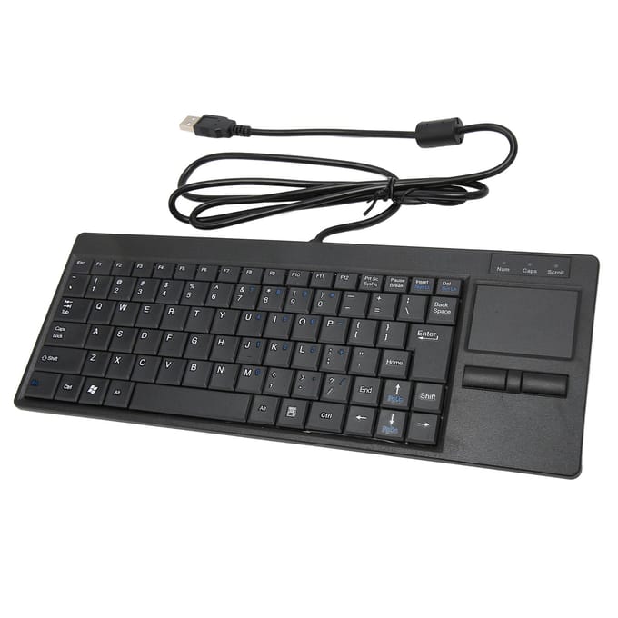 Industrieel Toetsenbord Touchpad Bedrade Verbinding X Schaarvoet Plug and Play IPC Toetsenbord voor