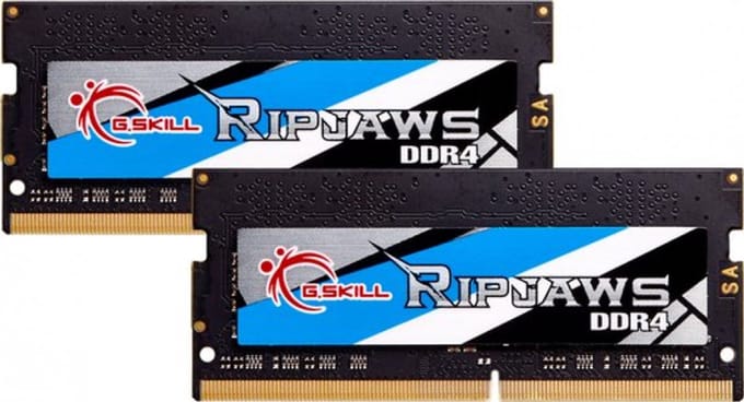 G.Skill Ripjaws SODIMM DDR4-3200 - 32GB - CL22 - Dual Channel (2 pcs) - Intel XMP - Zwart