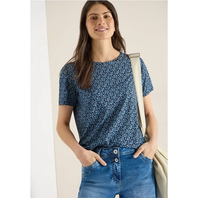 Eenvoudig T-shirt met minimalistische print