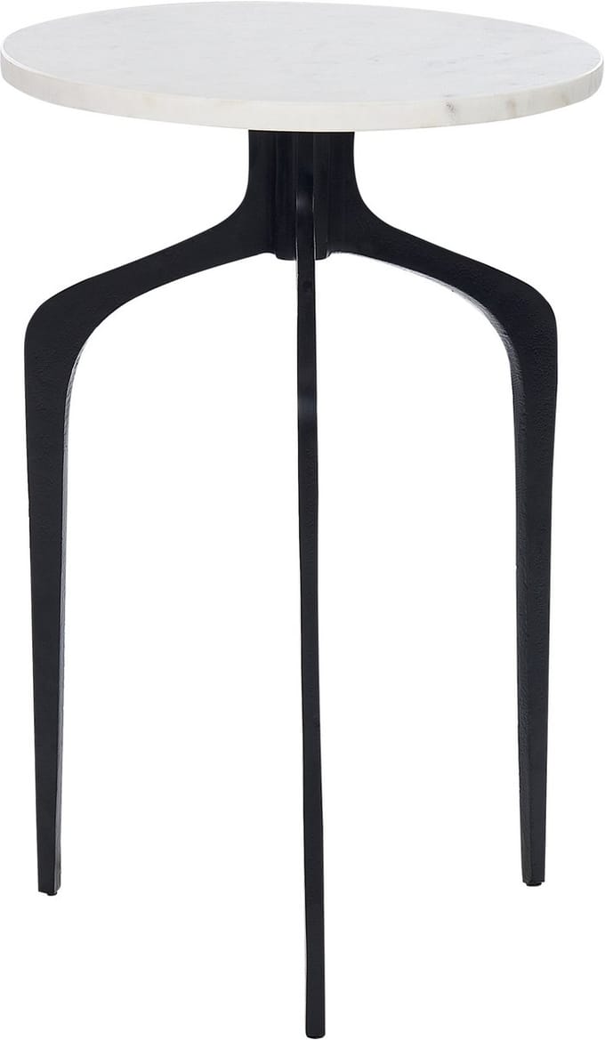 TIHOI - Bijzettafel - Wit - Marmer