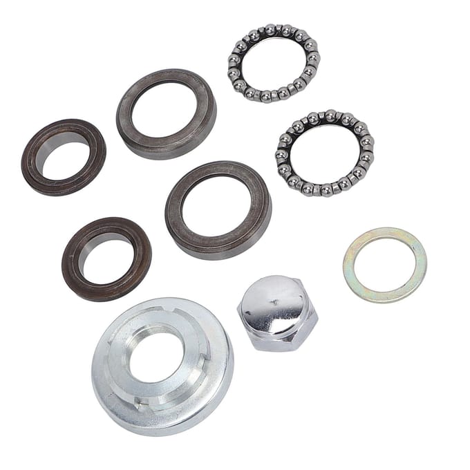 Kit de 9 roulements de direction pour moto, en alliage d'aluminium, remplacement de roulements à rouleaux de tête de direction