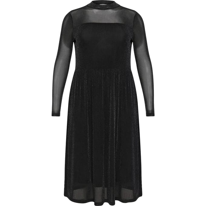 Dames lange mouwen tricot jurk KAFFE Curve Olgie