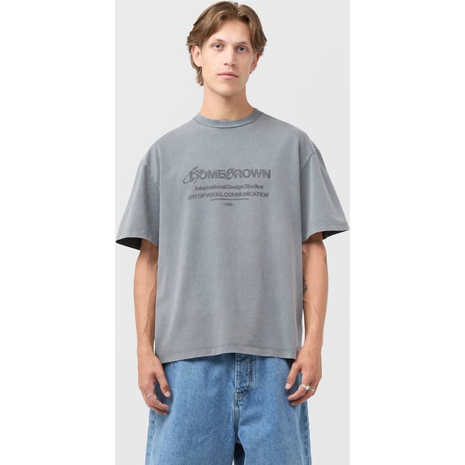 Home Grown Cargo T-Shirt, grijs
