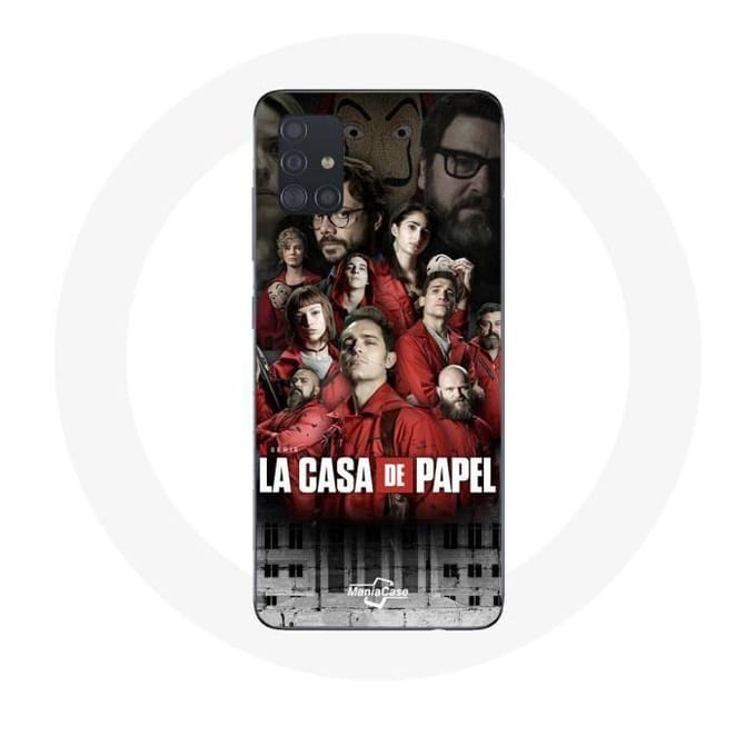 Samsung Galaxy A51 hoesje La casa de papel posterkarakters