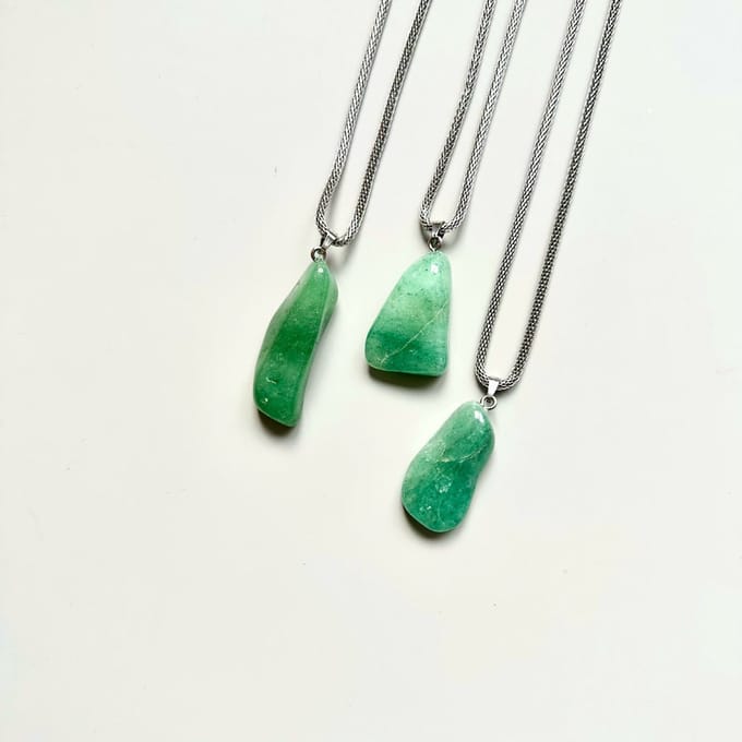 Gemstone ketting Aventurijn groen