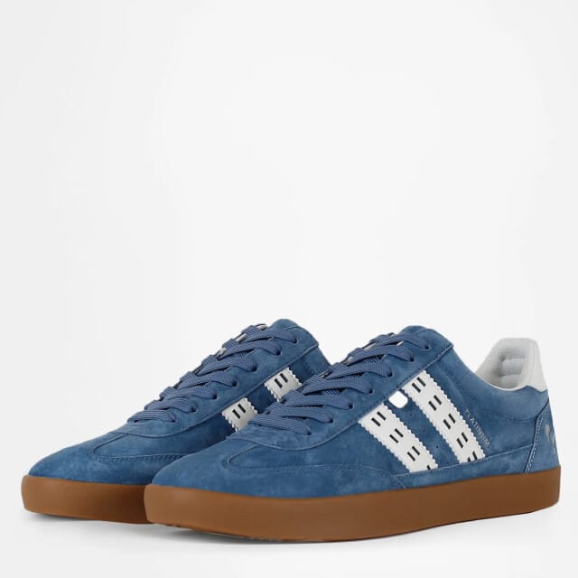 Q1905 Sneaker platinum denimblauw/offwhite