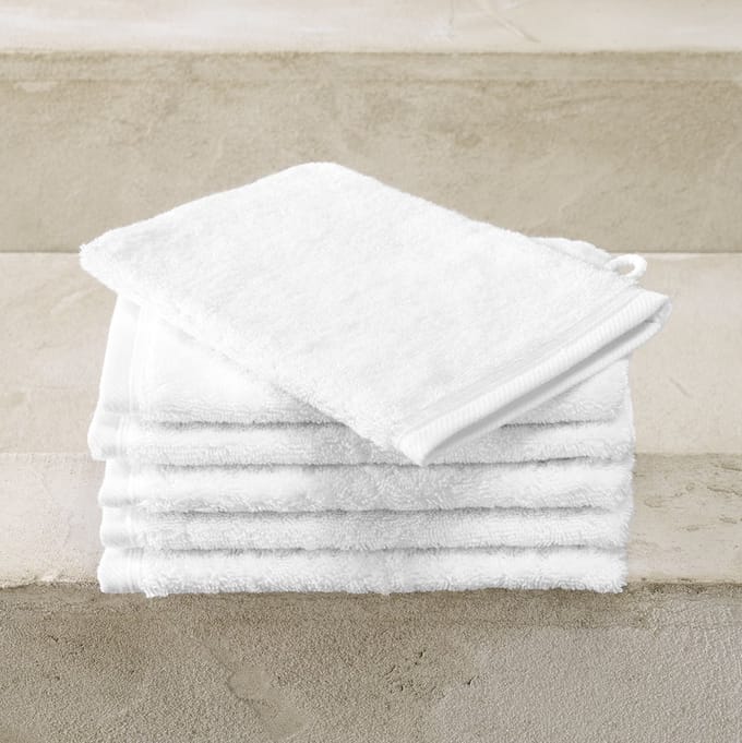De Witte Lietaer washandjes Excellence 16x22 white