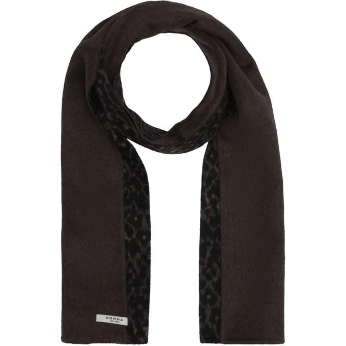 Dubbelzijdige jacquard sjaal dames COMMA