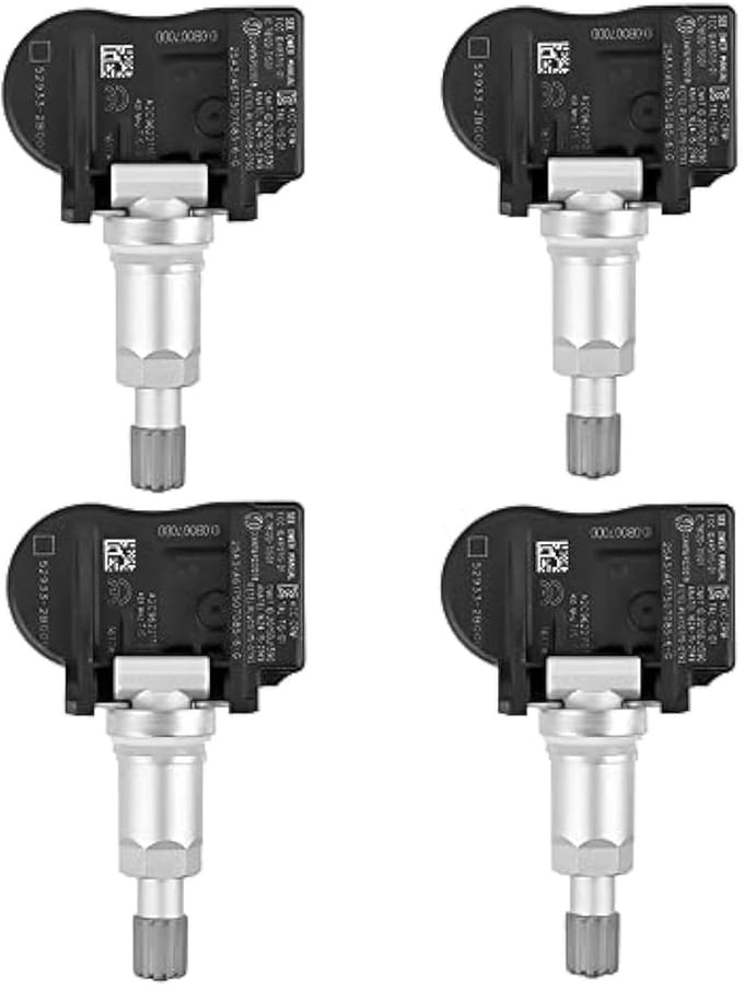 Bandenspanningssensor - TPMS Sensor - Veilige Rit - Superieure Kwaliteit - 1 Stuks - Zwart