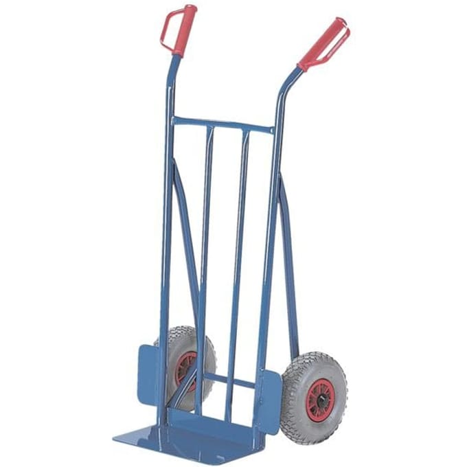 Steekwagen, massief rubberen banden, draagvermogen 250 kg