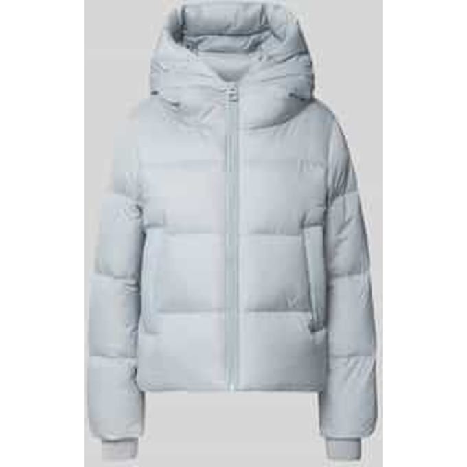 Regular fit donsjack met labelpatch