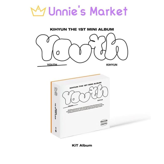 MONSTA X KIHYUN - Album KiT YOUTH Kit Ver. white