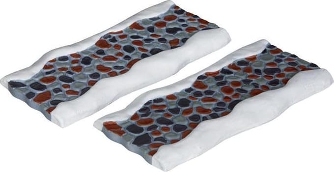 Lemax - Stone Road - Straight -  Set Of 2 - Kersthuisjes & Kerstdorpen