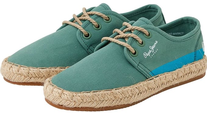 Pepe Jeans Tourist Lace Espadrilles Groen EU 33 Kinderen