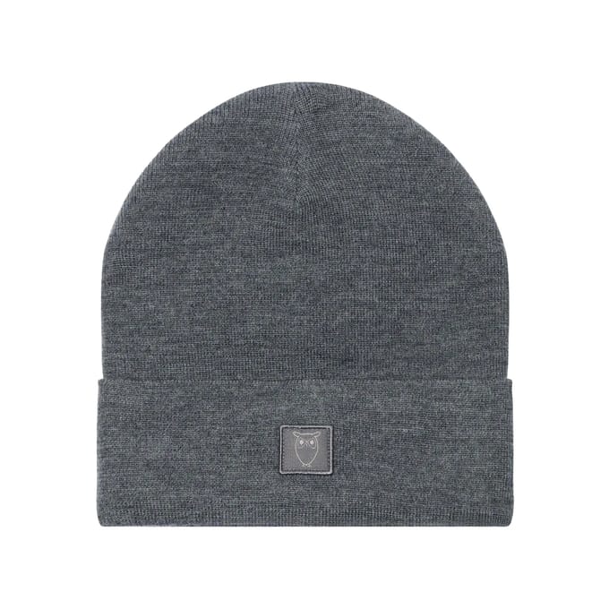 Dubbel-laags badge muts KnowledgeCotton Apparel Merino