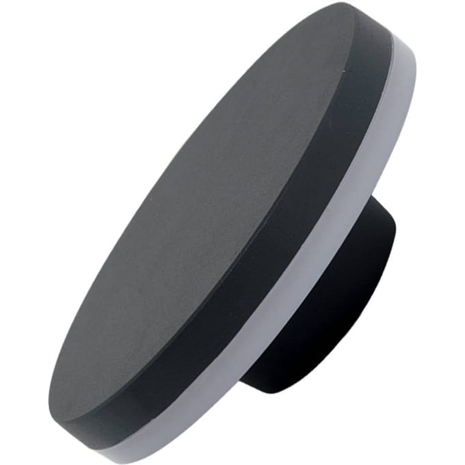 Zambelis LED wandlamp E237 voor buiten, Ø 15,5 cm, grafiet
