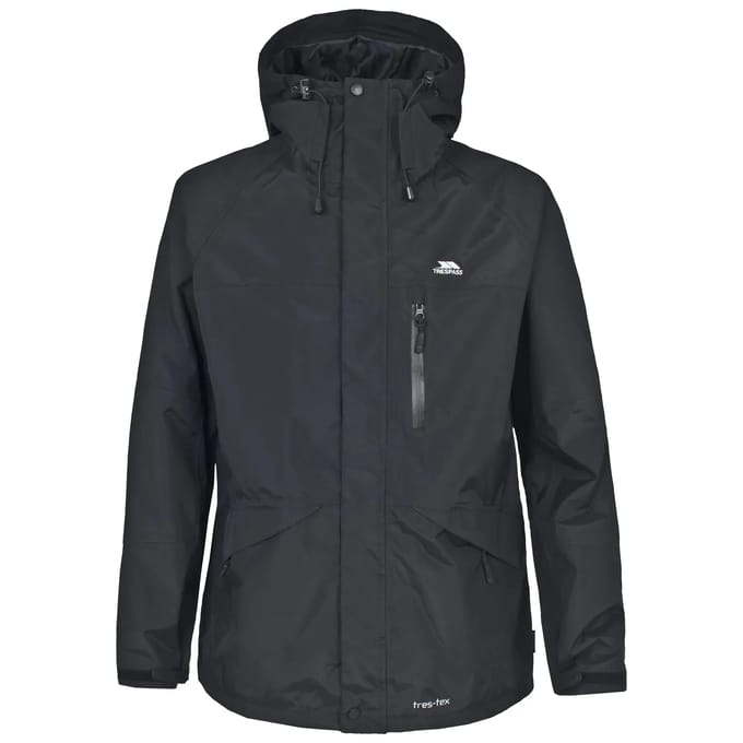 Trespass regenjas Corvo Jacket - Herenjas Tp75 Zwart
