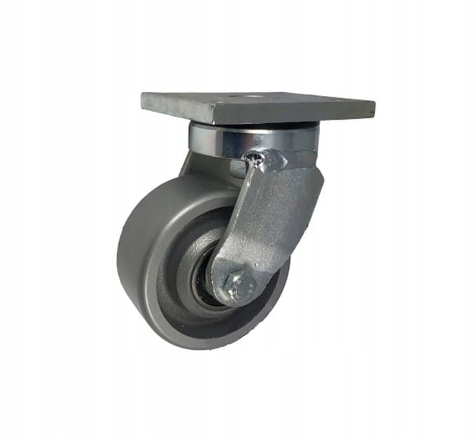 Zwenkbaar Gietijzeren Wiel 100mm 600kg - Zware Belasting