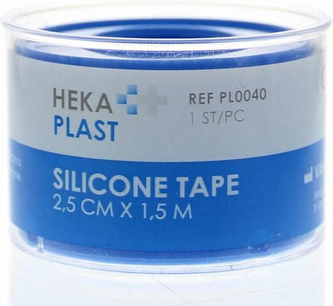 Hekaplast Silicone tape ring 1.5m x 2.5cm 1 Stuks