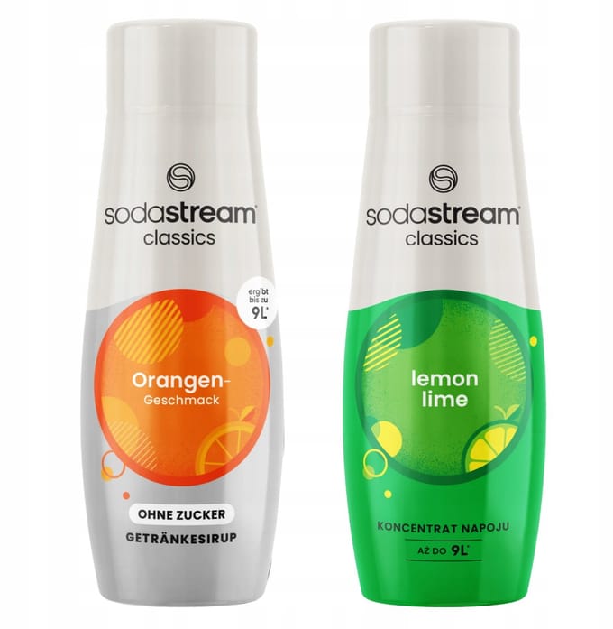 SodaStream - Concentraten - Orange Zero - Lemon Lime