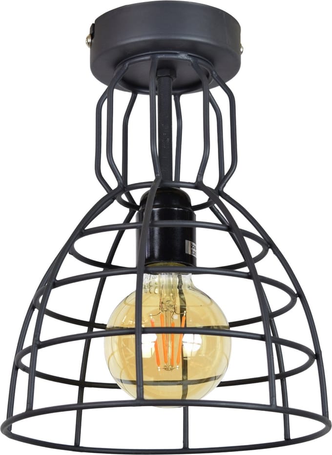 Urban Interiors Francis Small Plafondlamp Zwart - Draad  - Ø20