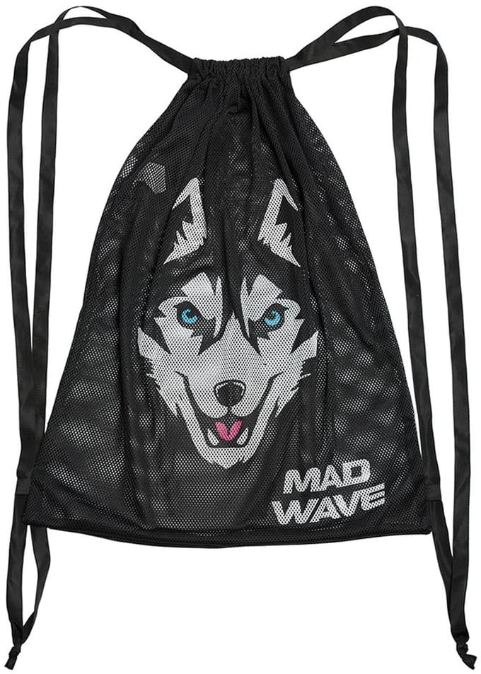 Madwave Husky 65x50cm Trekkoordtas Zwart