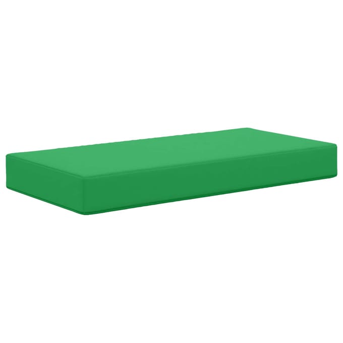 vidaXL Buiten Zitkussen 100% Polyester Groen 80 x 40 x 8 cm
