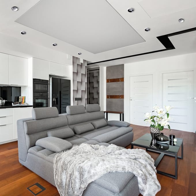 Kanlux SIMEN Inbouwspot Rond Wit Goud