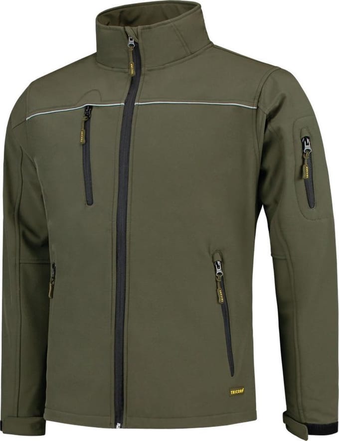 Tricorp Softshell Jack 402006 - Mannen - Leger - L