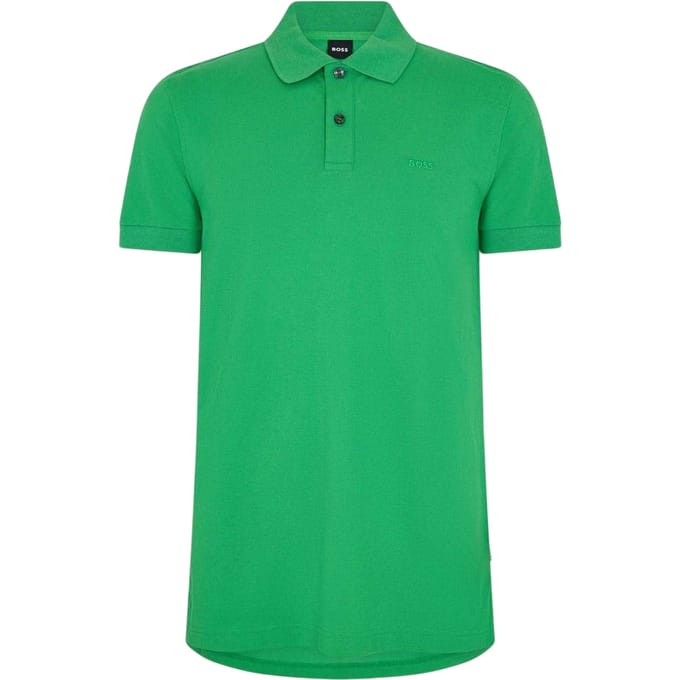 Boss Heren Firenze Katoenen Poloshirt (Groen)