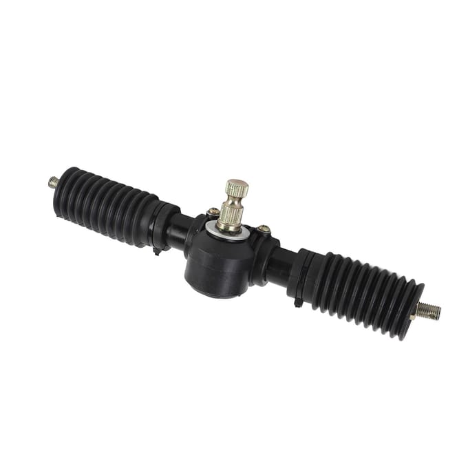 Stuurhuis Compleet met Tandheugel en Rondsel 30T 295mm Lang met Rubberen Bus voor Go-kart ATV UTV Quad black