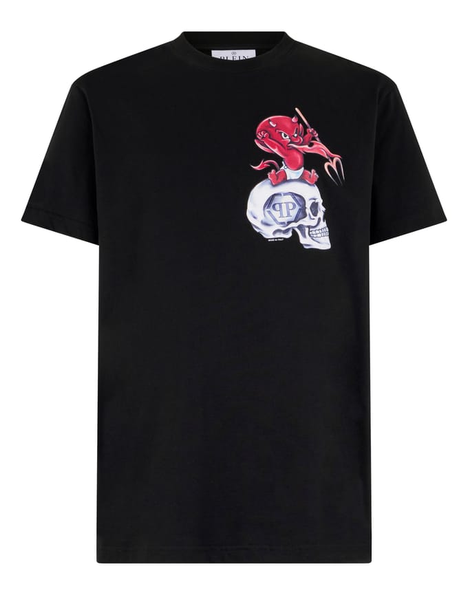 T-Shirt Met Ronde Hals En Korte Mouwen