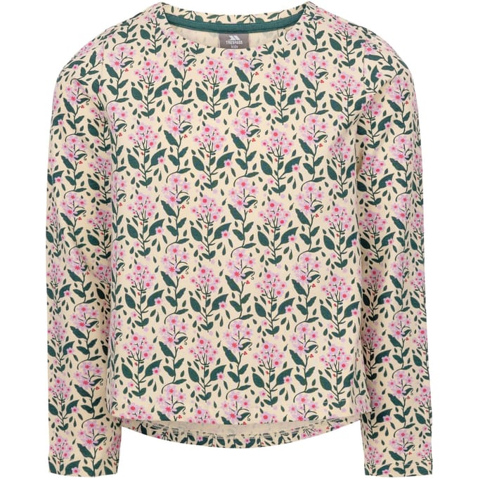 Trespass Meisjes Top met lange mouwen Rosslyn (Crème)