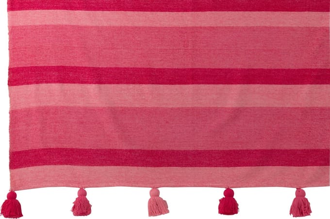J-Line plaid Stripe - textiel - roze