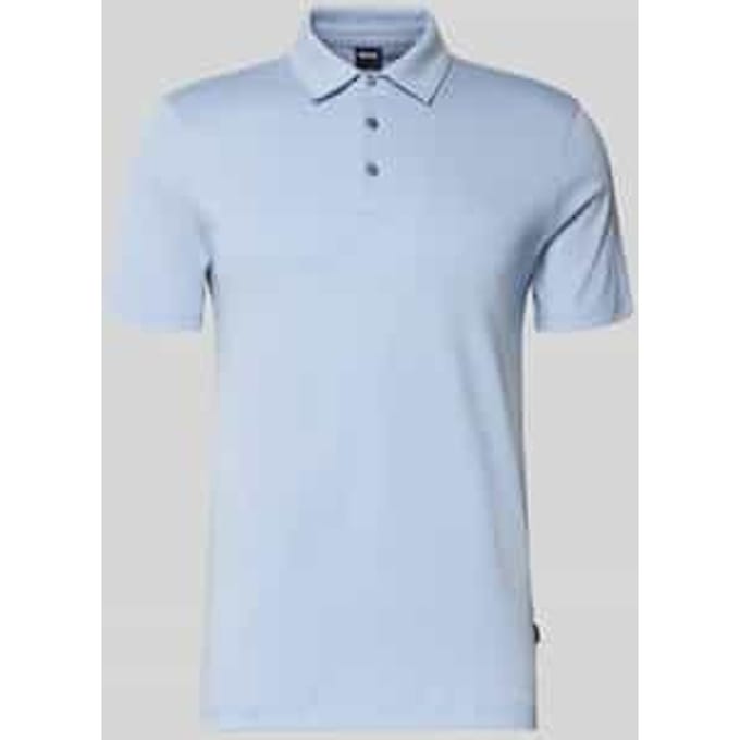 Hugo Boss poloshirt korte mouw lichtblauw