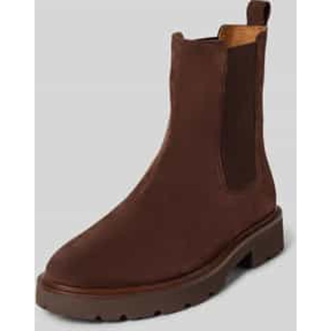 Chelsea boots van leer met elastische inzetten Model 'NORIZE'