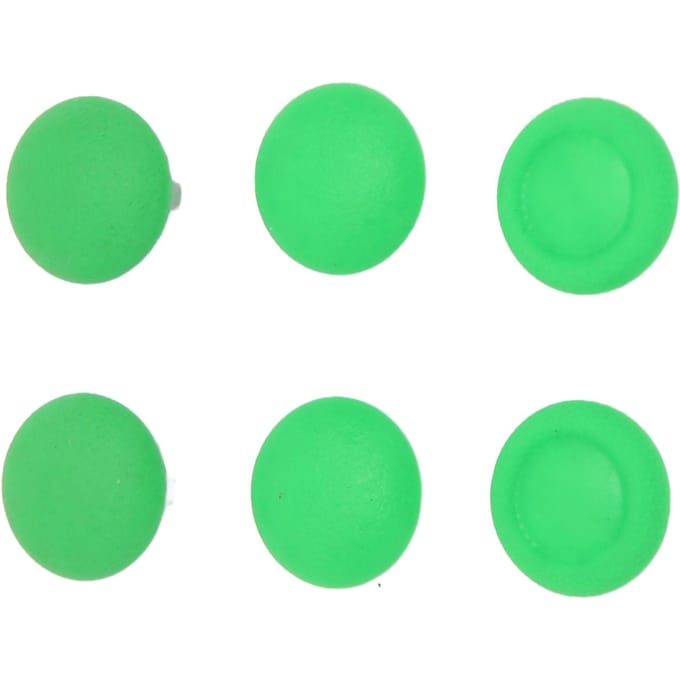 Cache Bouton Joystick 3D 6 en 1 Anti-Dérapant Remplacement Grips de Pouce pour Manette PS5 Elite Vert vert