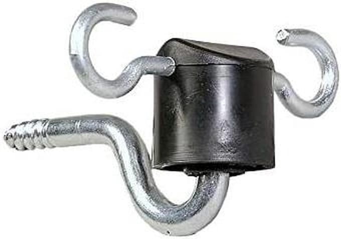 Deurgreep Isolator - Hekker Isolator - Weidehek Beveiligen - Stroomgeleidend - 10 Stuks - Zwart