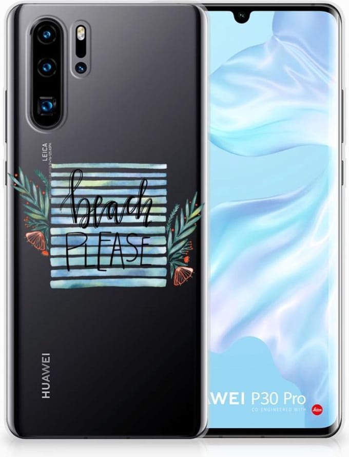 Huawei P30 Pro Telefoonhoesje met Naam Boho Beach