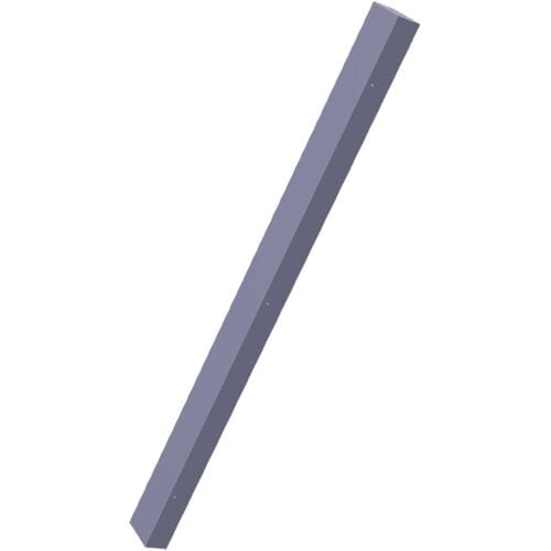 AEG afstandshouder, achter, zwart, 898x65x40 140209611023