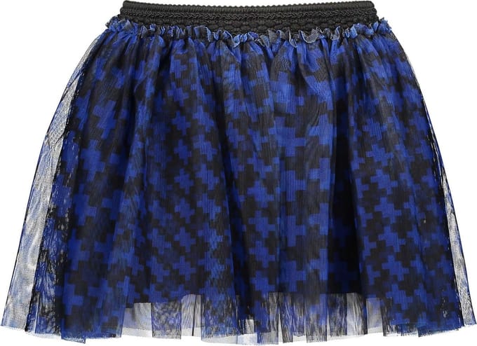 B-nosy Meisjes Rok - Maxi cobalt puzzle - Maat 116