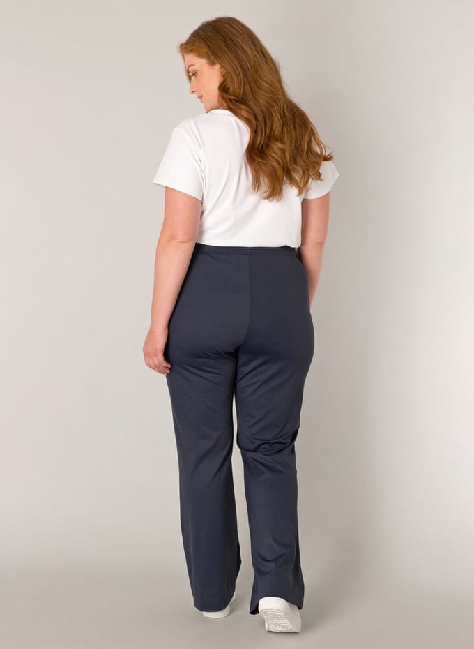 BASE LEVEL CURVY Lori Bottoms - Dark Blue - maat W0(46) / L30