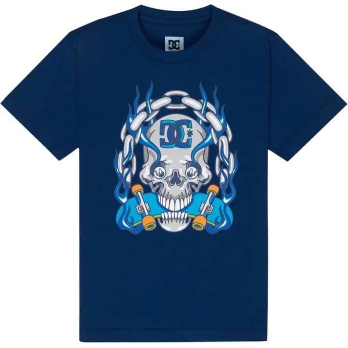 Junior Hoodie DC Shoes Burning Skull