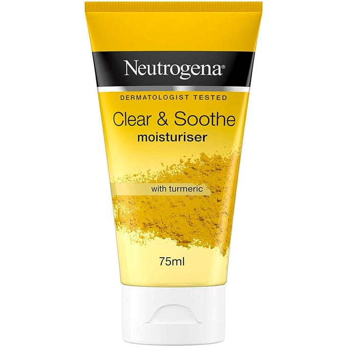 Neutrogena Clear &amp; Soothe Moisturiser With Turmeric 75 ml
