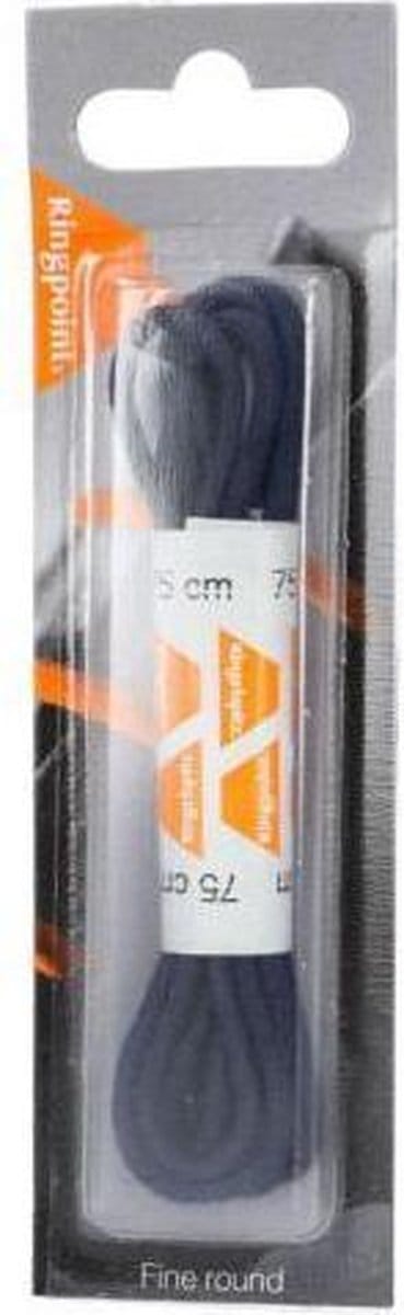 Ringpoint - blauw donker - 75 cm - maat VETERS