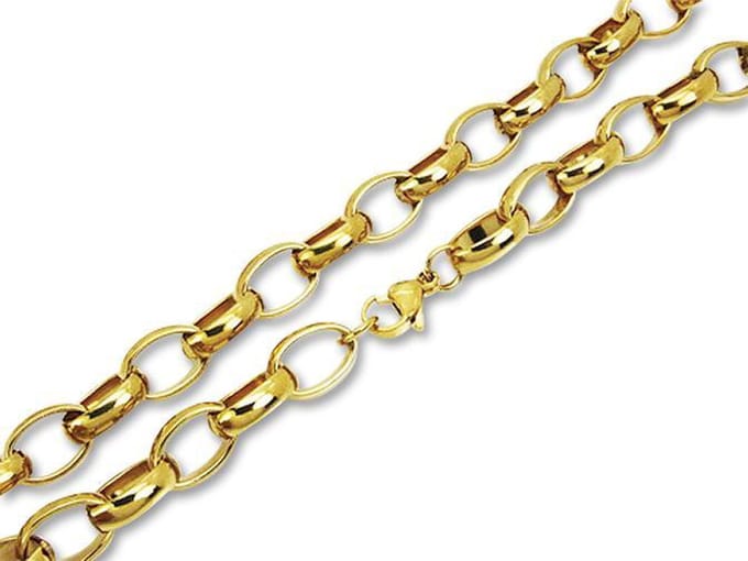 Amanto Ketting Germen - 316L Staal - Jasseron - 10.5mm - 72cm