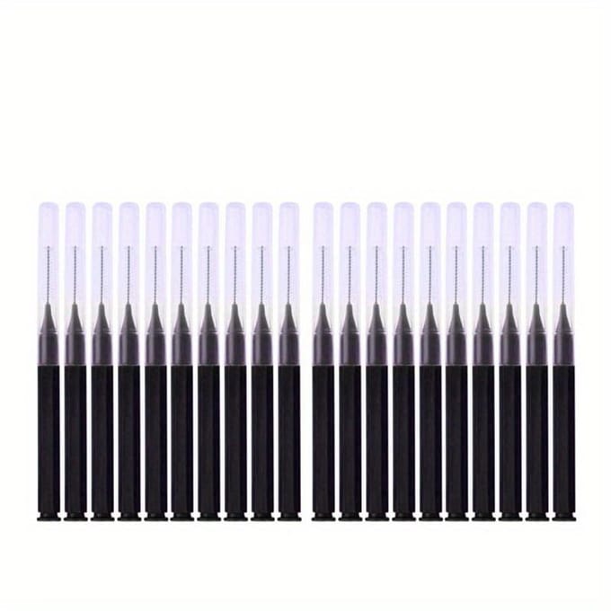 10 stuks/Set Mini Wegwerp Wenkbrauwborsteltje, Buigbare Micro Mascara Applicator Make-up Tool