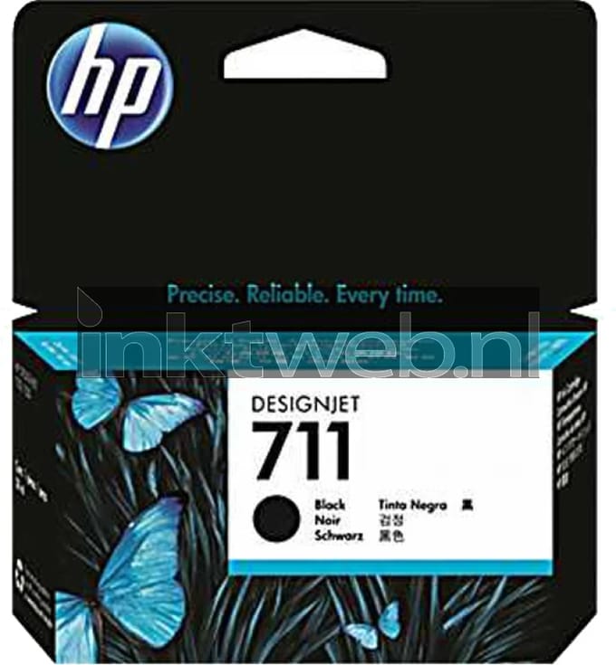 Inktcartridge hp cz129a 711 zwart