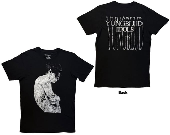 Yungblud - Idols Photo Heren Tshirt - S - Zwart